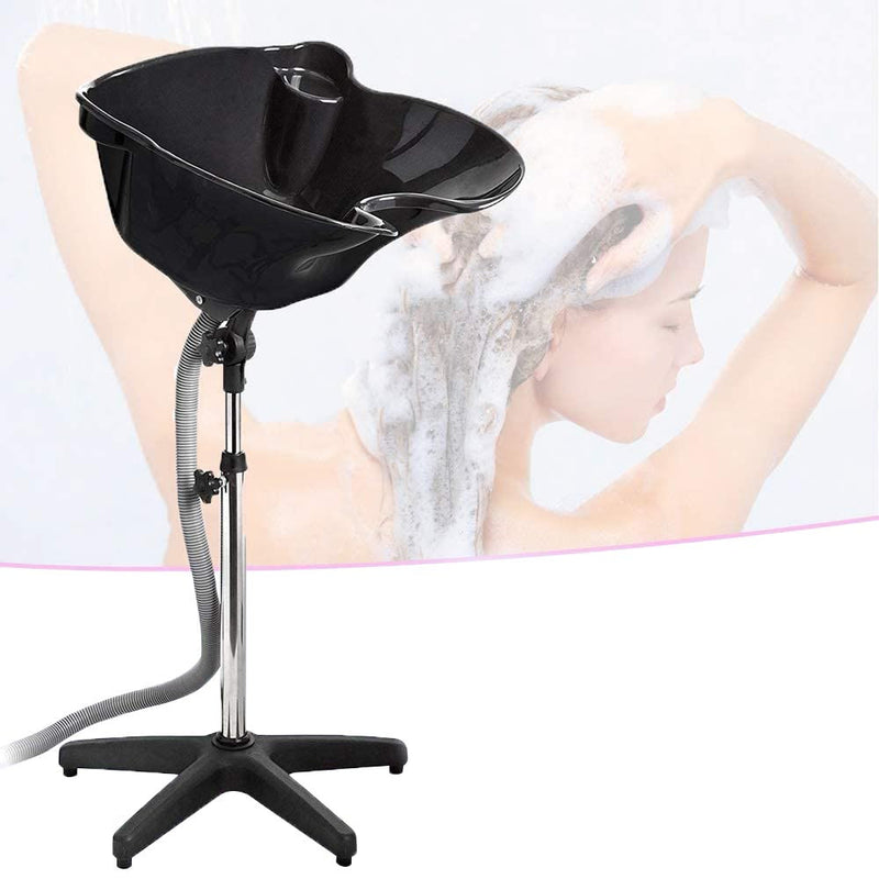 Bac de lavage portable pour coiffeur sur trépied