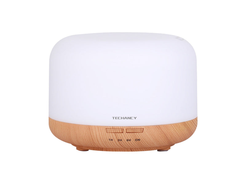 Difusor de aromaterapia Techancy, LD3911, com função humidificador, branco + grão de madeira