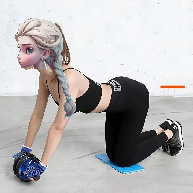 Kit Roue Abdominale Entraînement à Domicile (12 pièces)