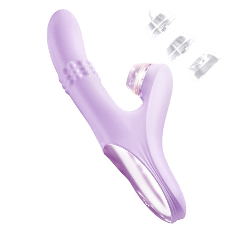 Vibromasseur Lapin Rotatif Point G et Suceur Clitoridien Linglong 7-en-1