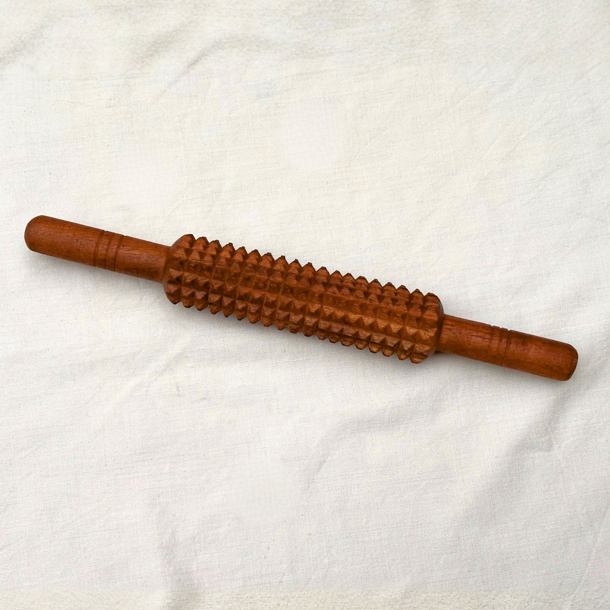 Wooden Fascia Release Roller | Handmade Body Massage Tool
