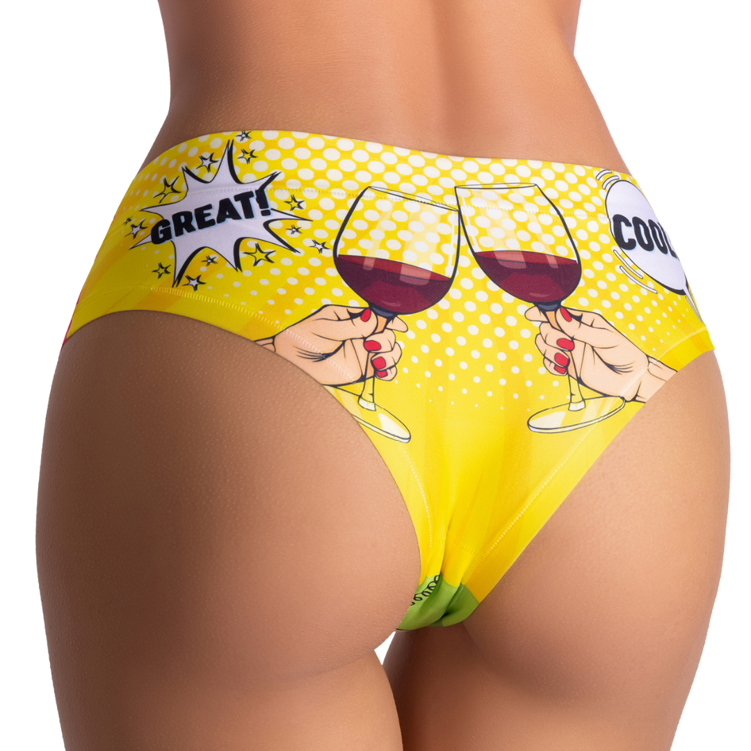 Memème Women’s Ultra-Comfortable COMICS - Friday Girl - Panties | Breathable Cotton Crotch, Stretchy Fit, No Elastic Bands