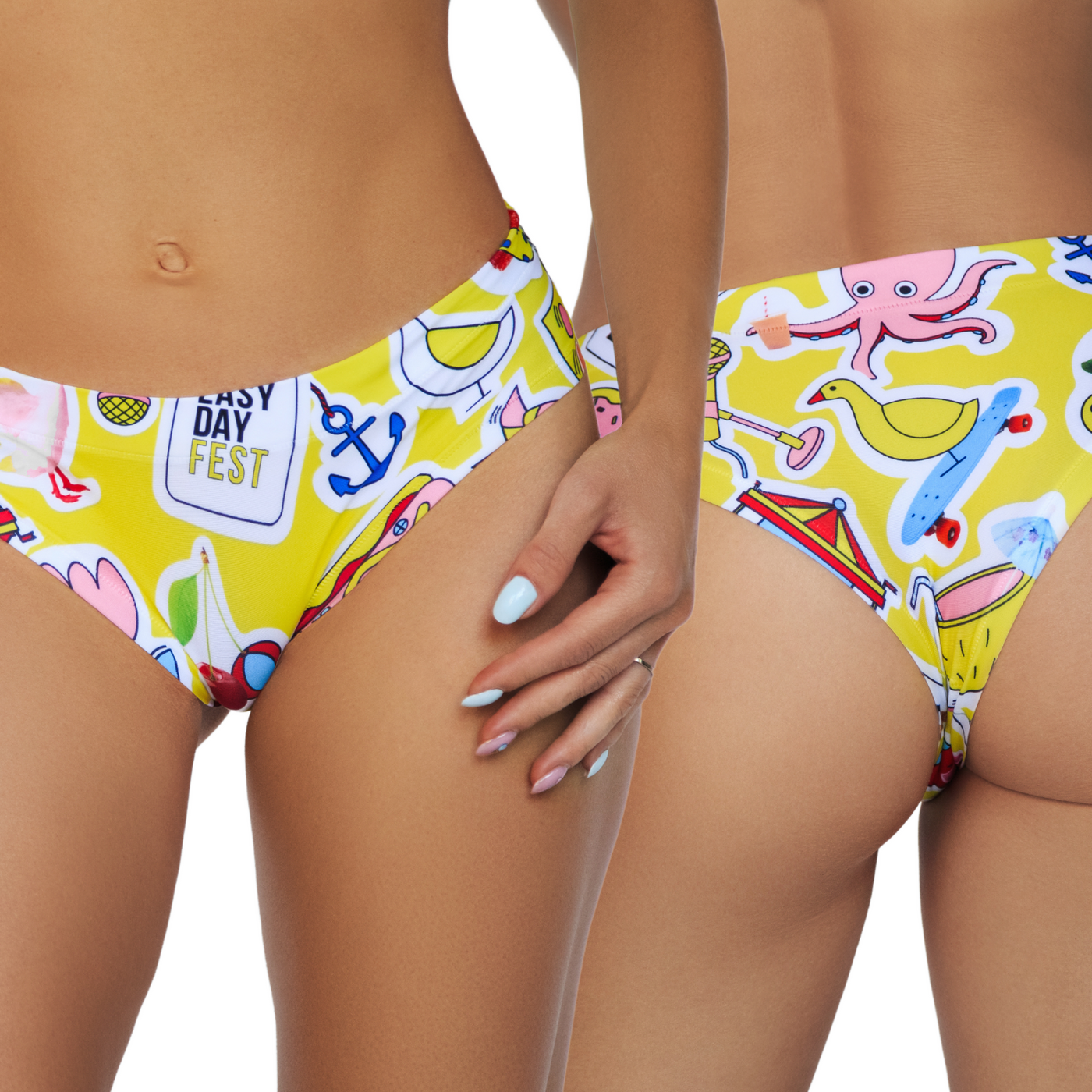 Memème Women’s Ultra-Comfortable EASY DAY - Yellow - Panties | Breathable Cotton Crotch, Stretchy Fit, No Elastic Bands-2