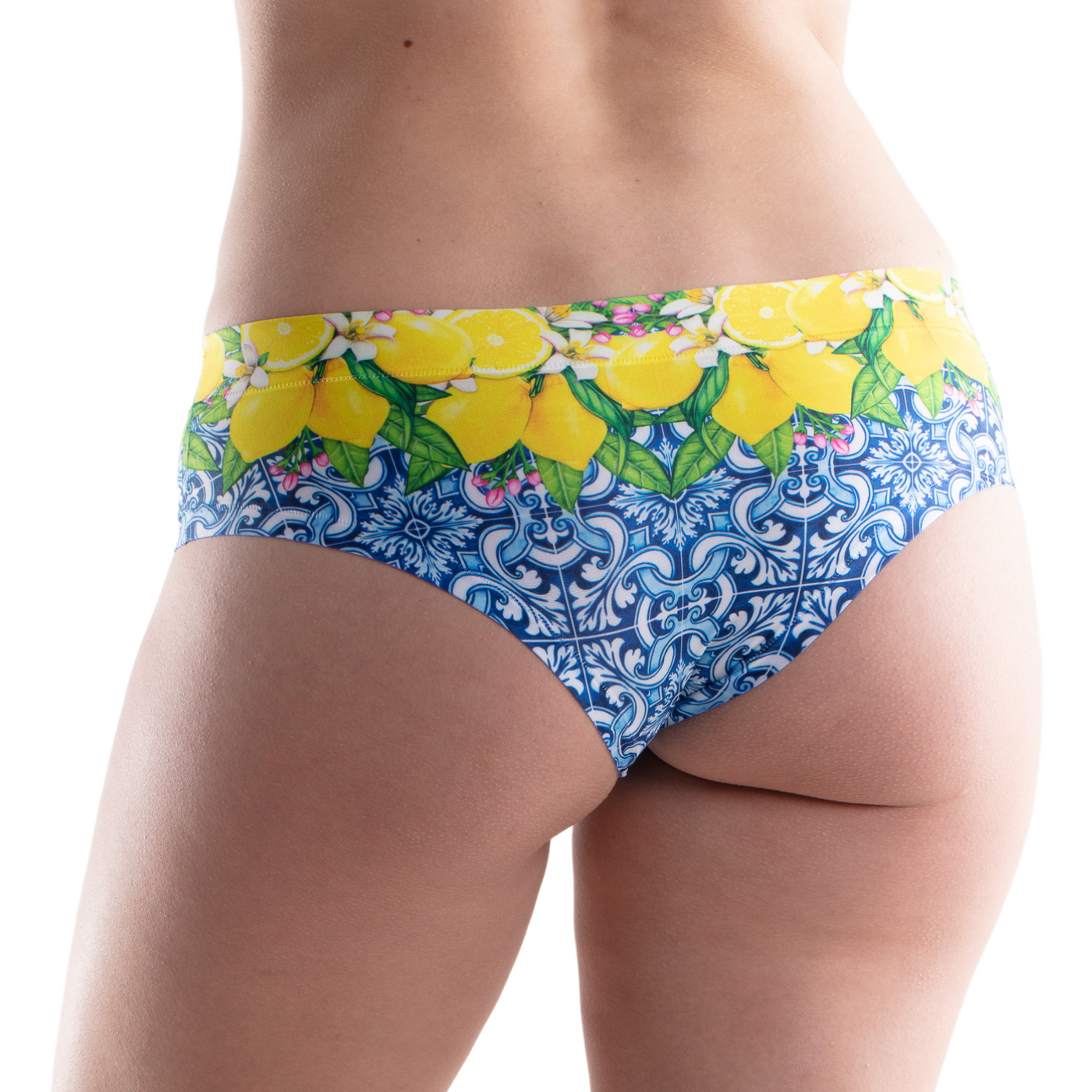 Memème Women’s Ultra-Comfortable SICILY - Lemon 2 - Panties | Breathable Cotton Crotch, Stretchy Fit, No Elastic Bands