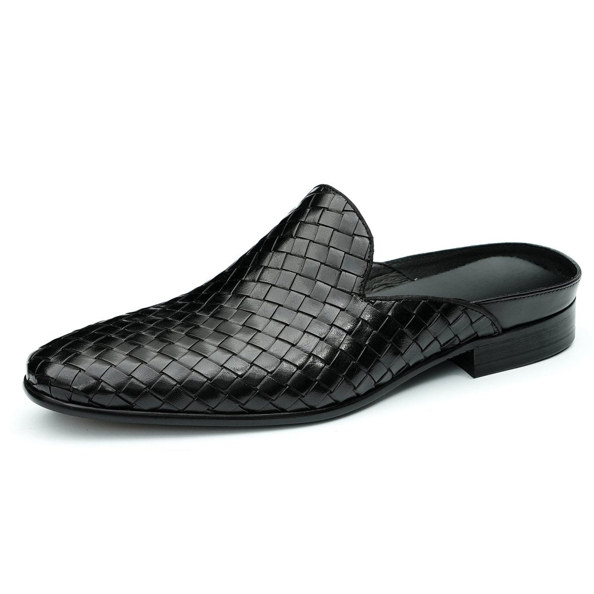 Men’s Woven Calfskin City Stroll Mules