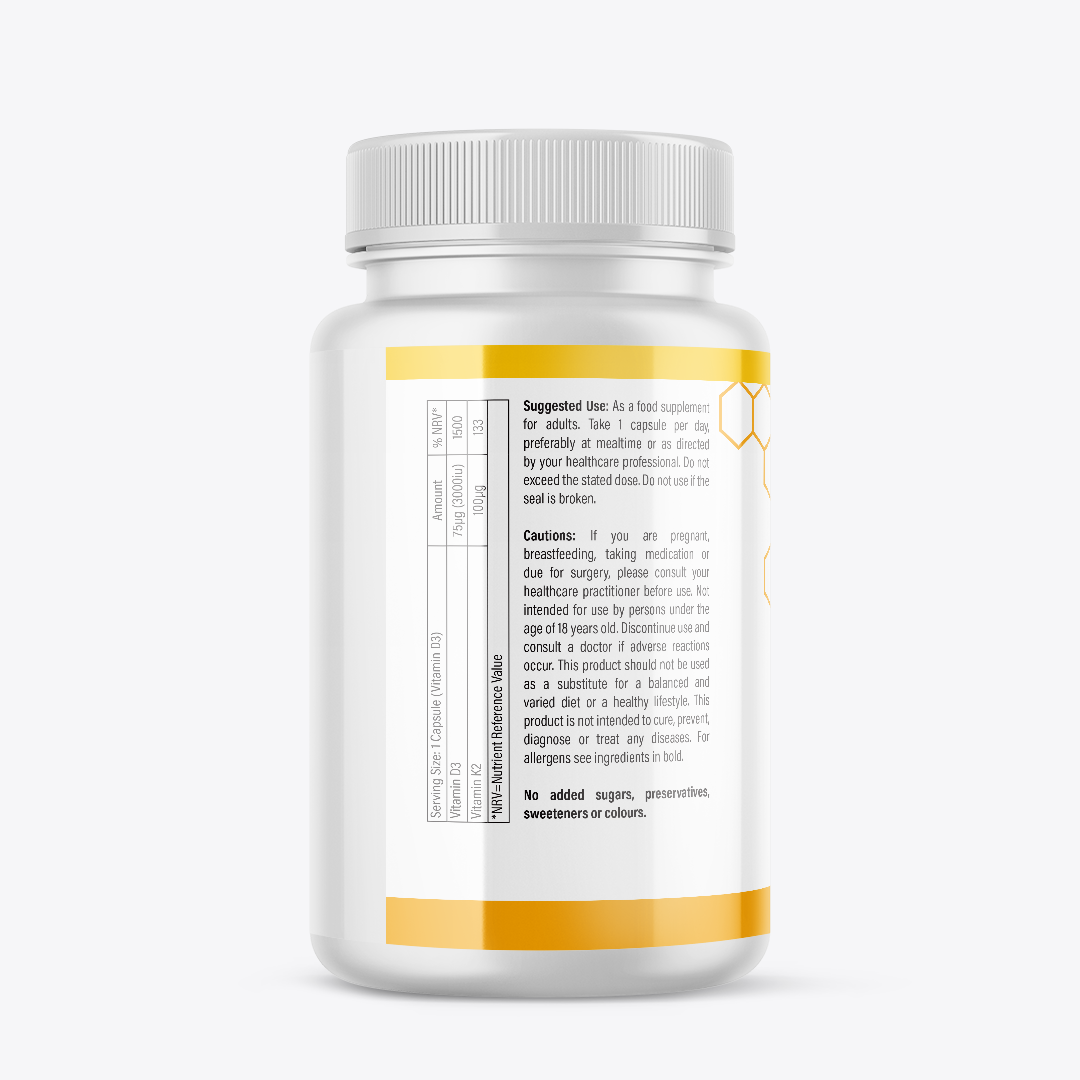 Vitamin D3 3000 IU + K2 MK-7 Supplement-4