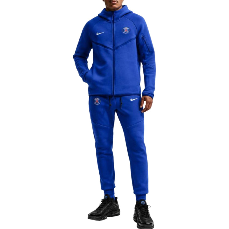 PSG blue Tech Fleece presentation soccer tracksuit 2026/27 - Nike