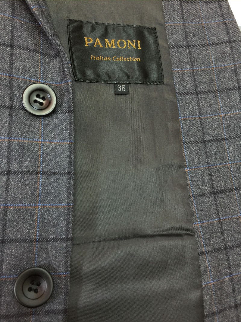 Grey Check Tweed Blazer-2