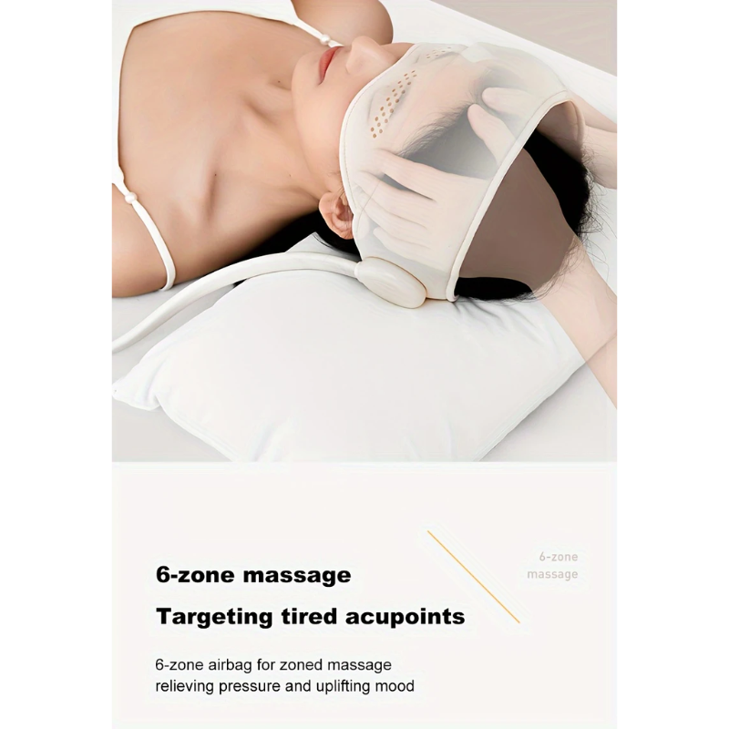 Masseur Électrique Tête et Yeux (2-en-1)