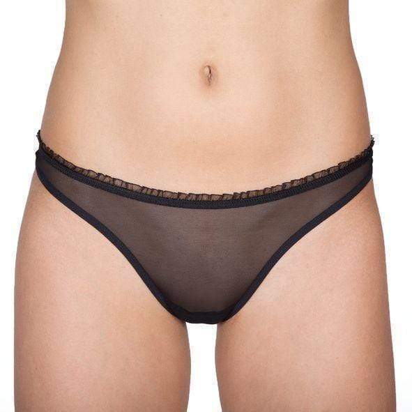 Sheer Mesh Thong Panty Tango