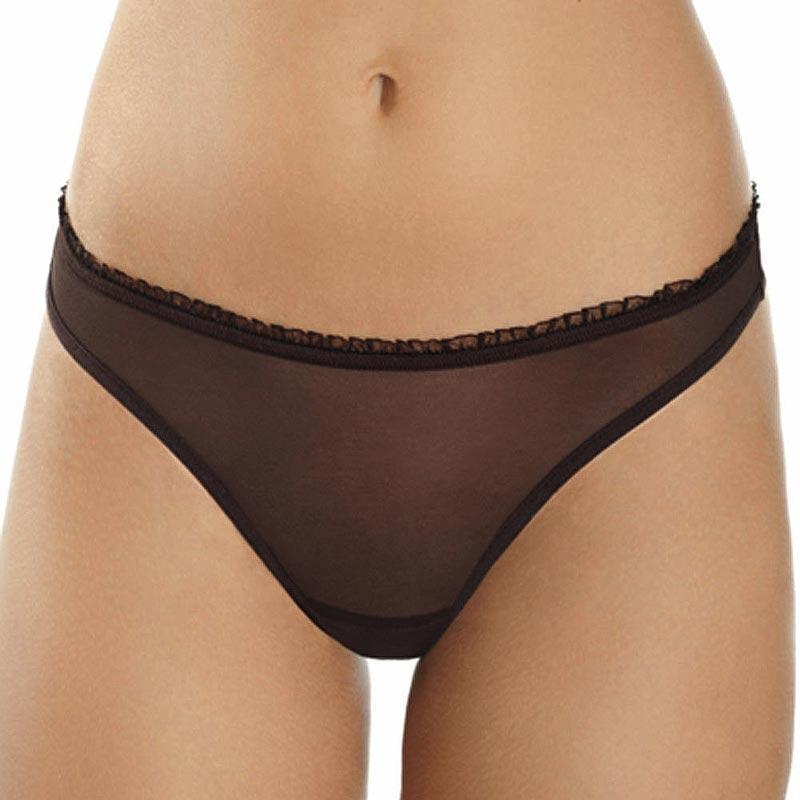 Sheer Mesh Thong Panty Tango