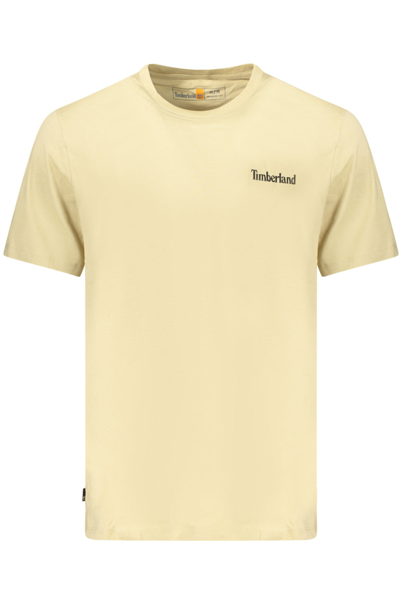 T-SHIRT HOMME TIMBERLAND MANCHES COURTES BEIGE