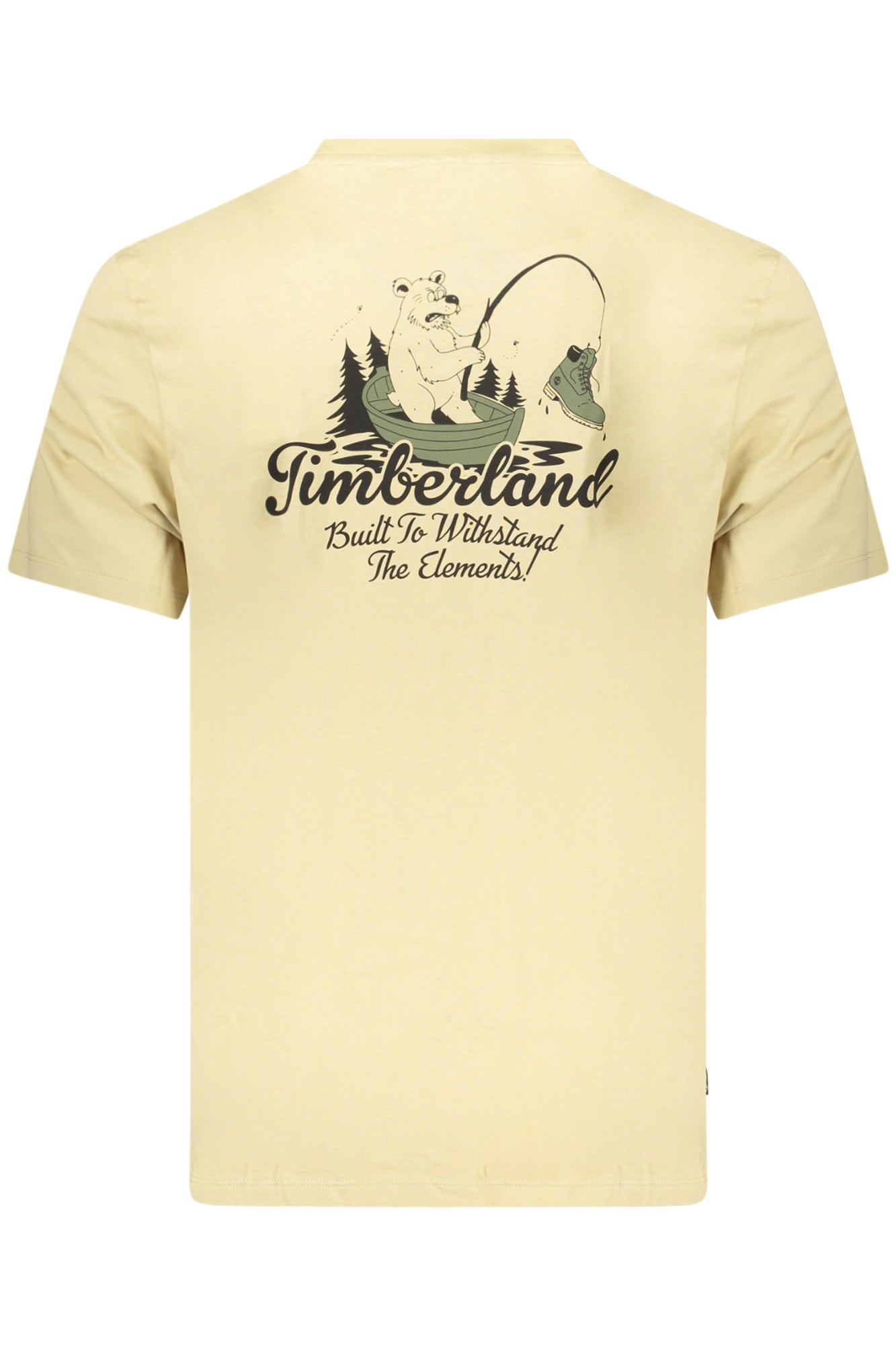 TIMBERLAND MEN'S SHORT-SLEEVE T-SHIRT BEIGE