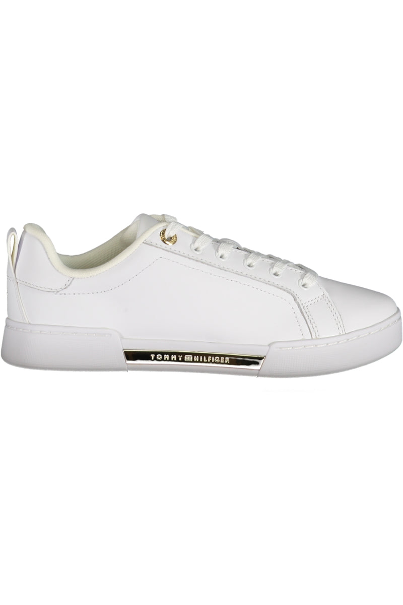 TOMMY HILFIGER WHITE WOMEN'S SPORTS SHOES