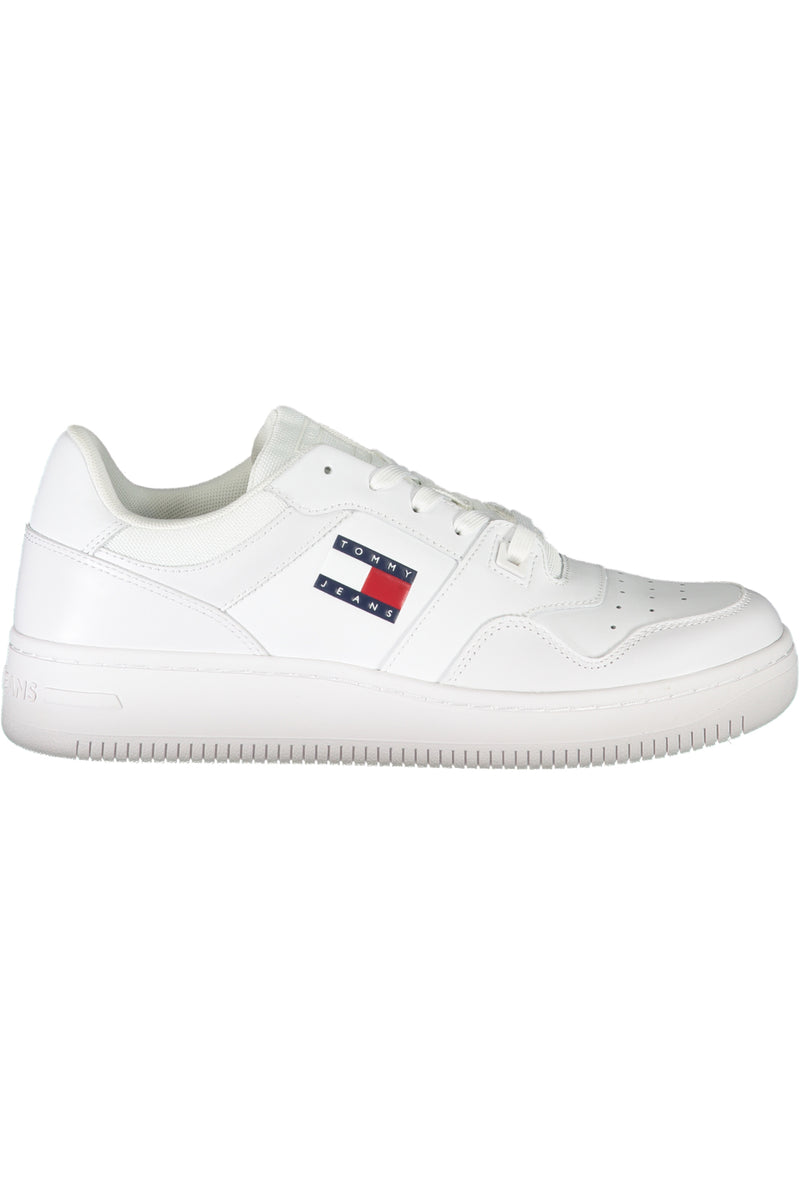 TOMMY HILFIGER MEN'S WHITE SPORTS SHOES