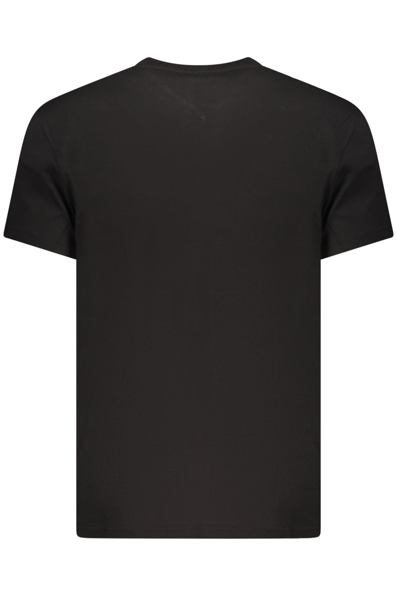 TOMMY HILFIGER MEN'S SHORT-SLEEVE T-SHIRT BLACK