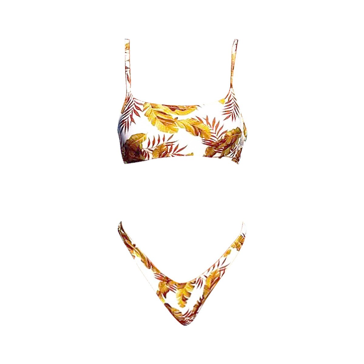 Tropical Floral Two-piece Bikini