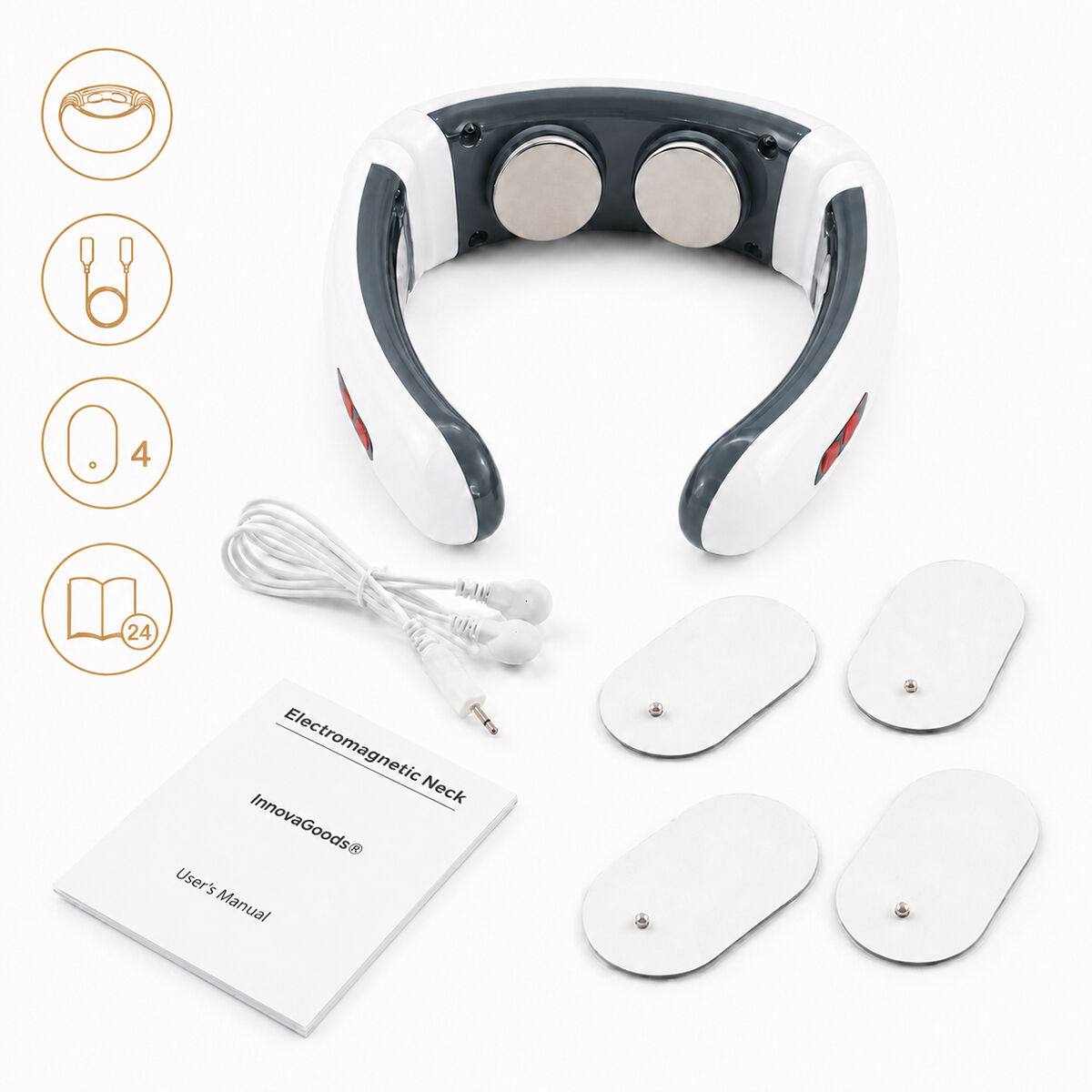 Masseur électromagnétique pour le cou et le dos Calmagner InnovaGoods