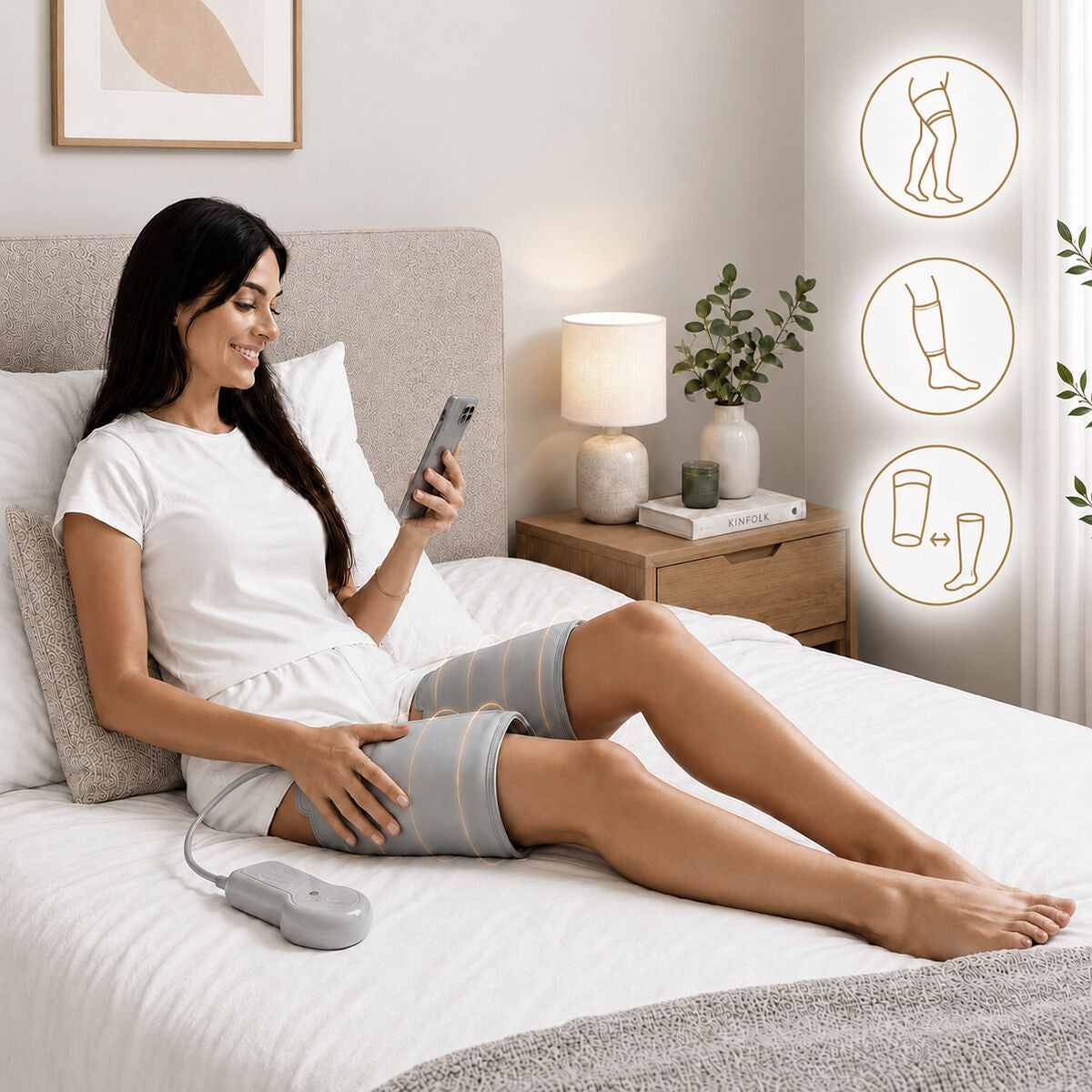 Masseur de jambes à compression d'air Maspres InnovaGoods