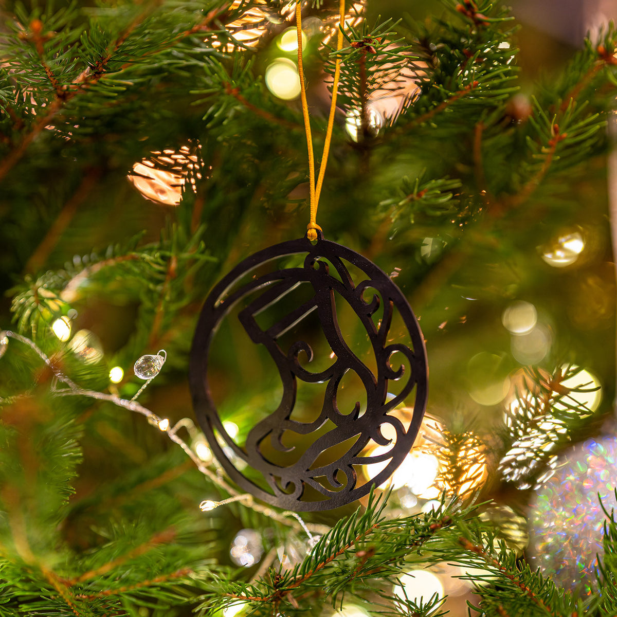 Mini chaussette de Noël décorative écologique
